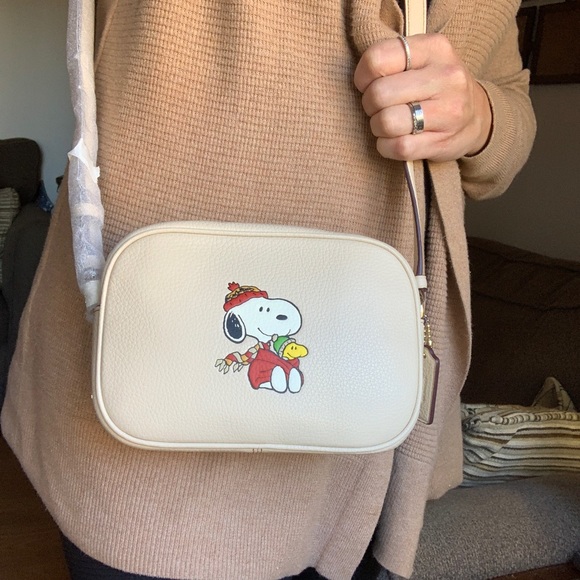 Authentic COACH Pebbled leather top zip Peanut Crossbody - Picture 12 of 14